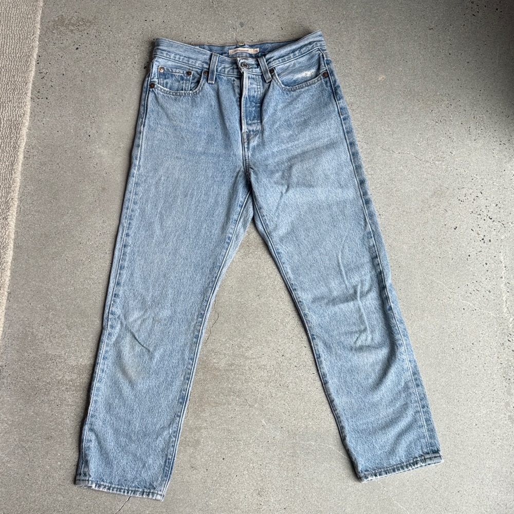 Levi's Wedgie Straight Ankle Jeans